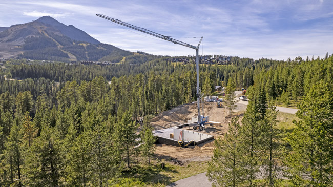 Lone Mountain Backdrop 7 Little Wolf Big Sky