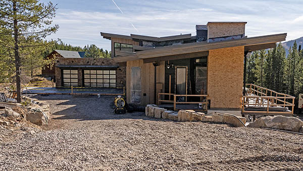 Driveway View 7 Little Wolf Big Sky Mt