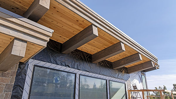 Wood Accent Beams 7 Little Wolf Big Sky Mt