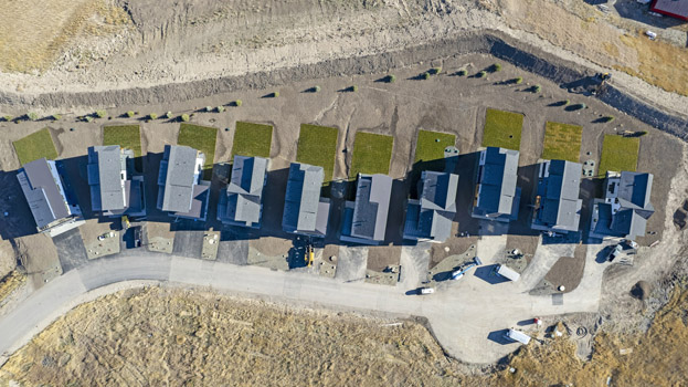 Aerial View 8 Big Sky Mt Townhomes