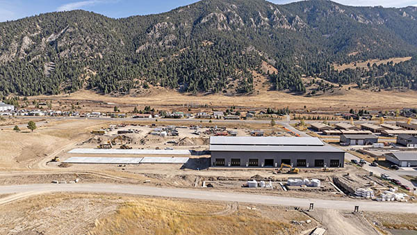 Aerial East View Big Sky Mt Warehouse