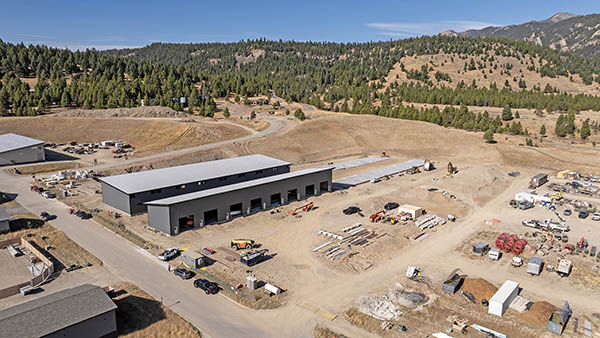 Aerial Northwest View Big Sky Mt Warehouse