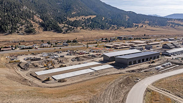 Aerial Southeast View Big Sky Mt Warehouse