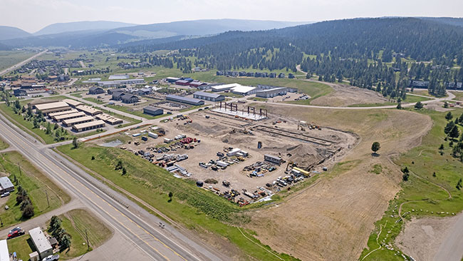 Aerial Southwest View Big Sky Mt Warehouse