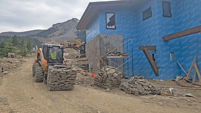 Rock Siding Custom Home Moonlight Basin