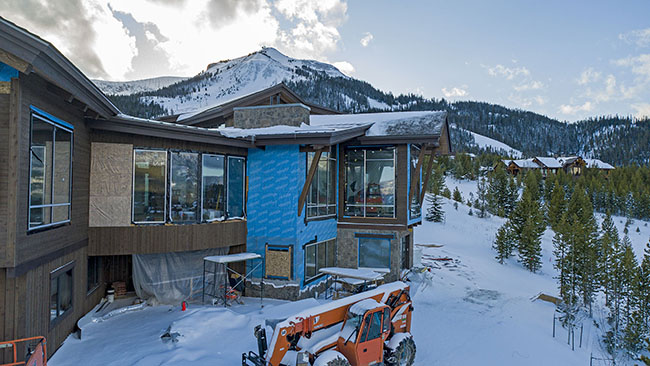 Front Siding Wood Rock Blend Custom Build Big Sky Mt