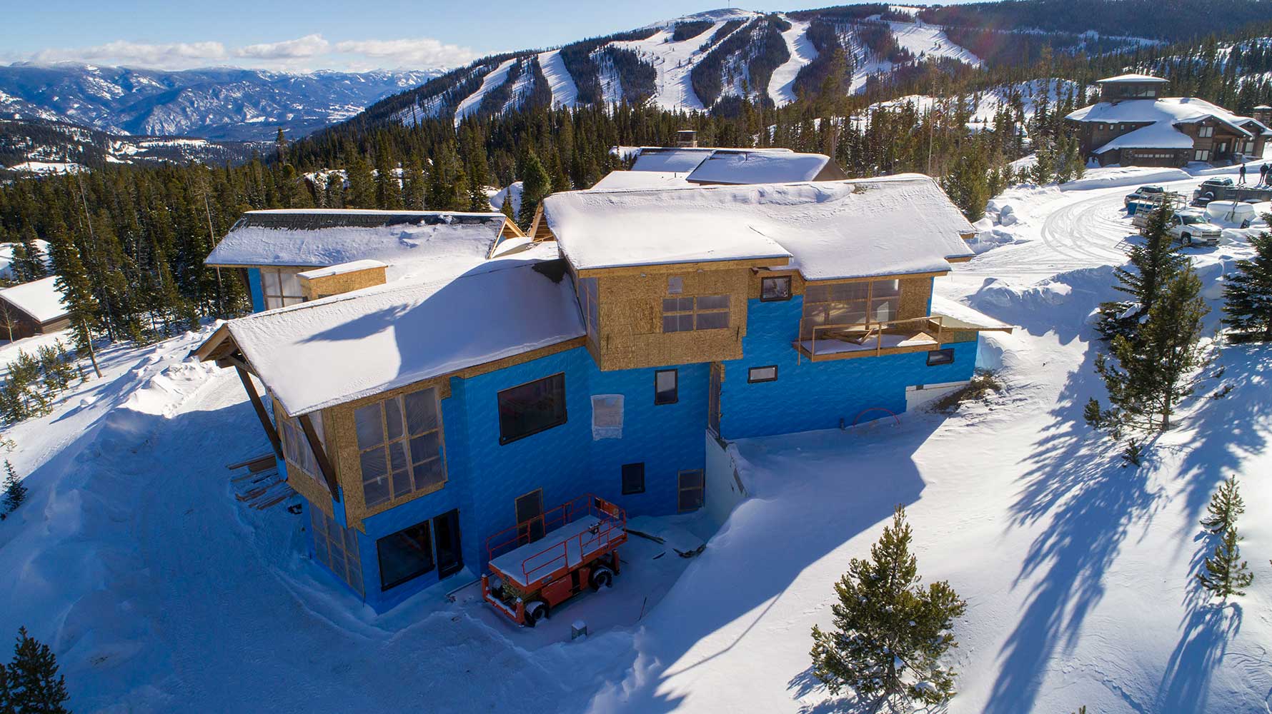 Moonlight Basin Sawbuck Road Custom Home Clear Creek Developing