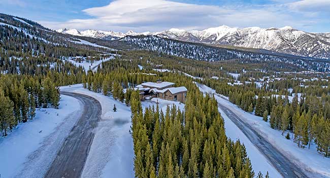 Gallatin Range Views Spanish Peaks Goshawk Trail Custom Home